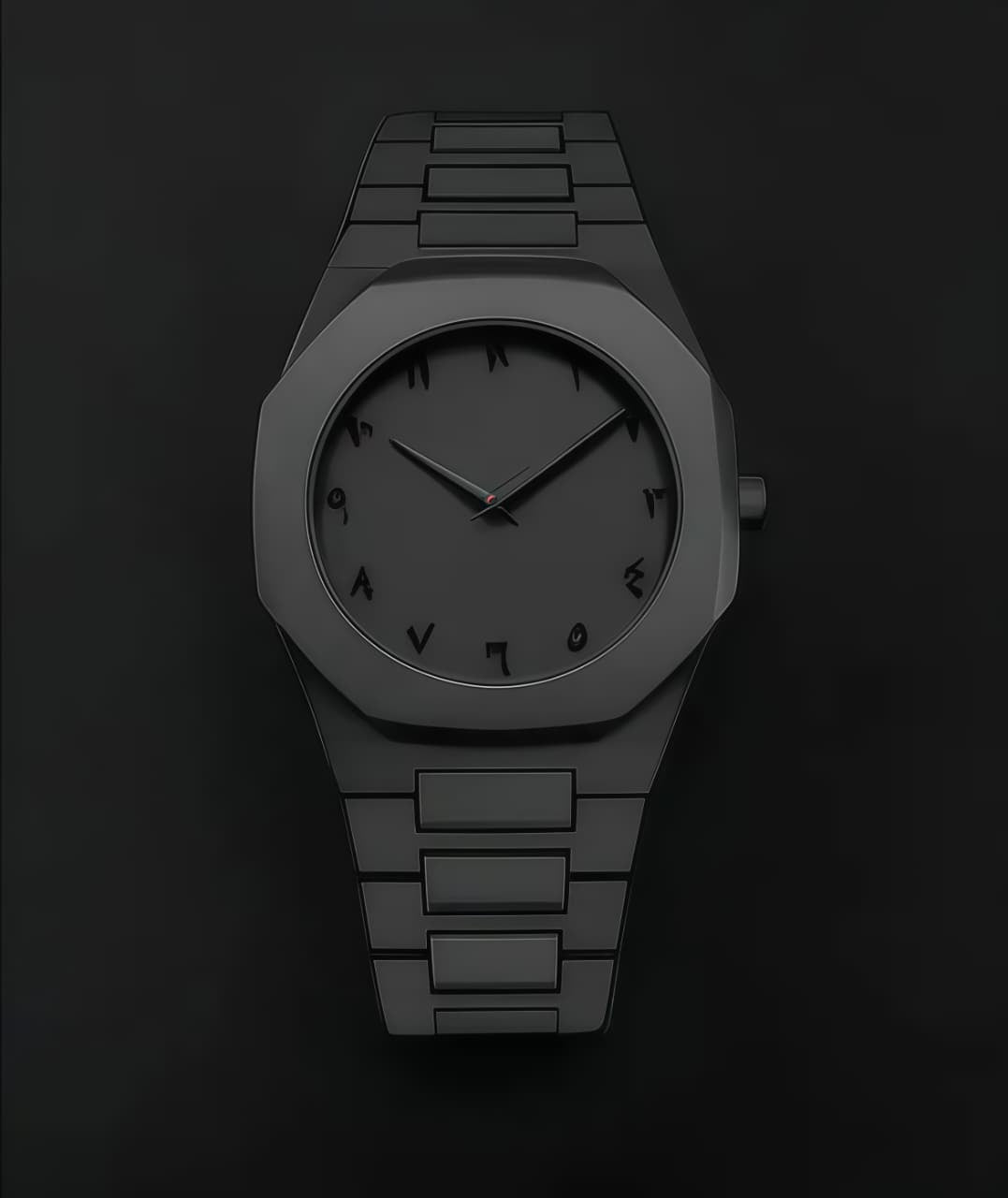 Black Arabic Aura watch