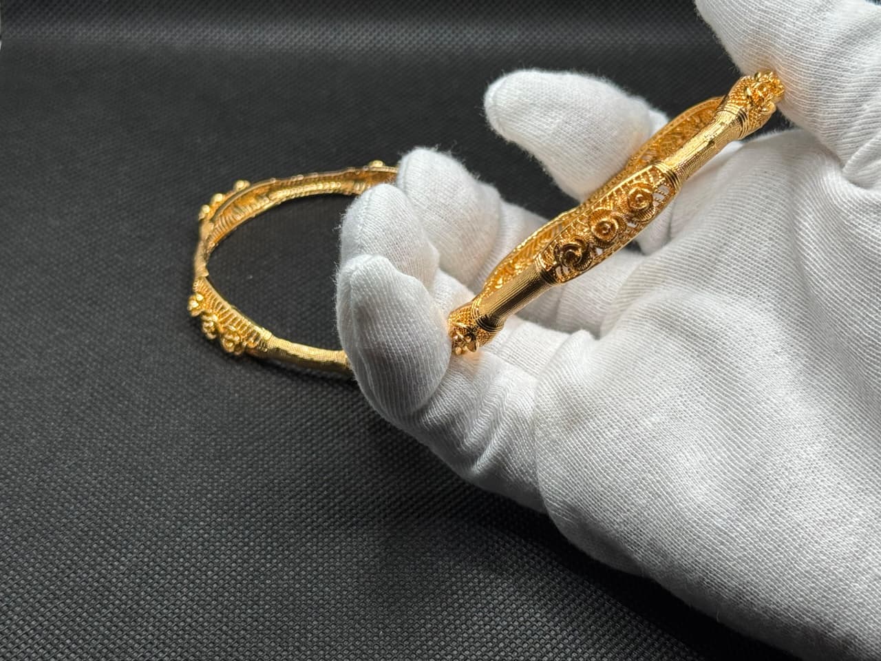 Golden Elegance Bangles
