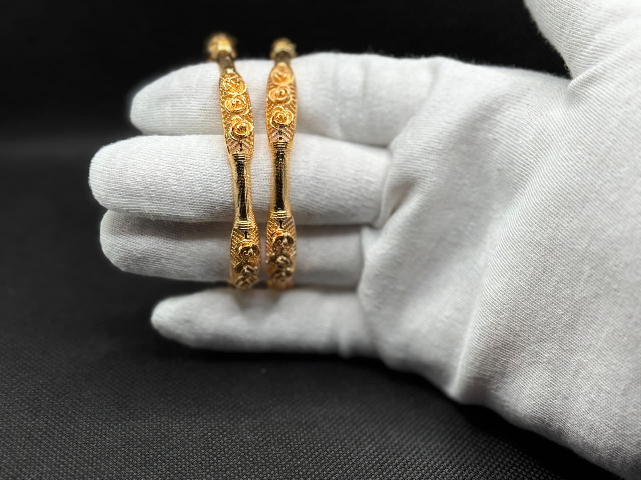 Golden Elegance Bangles