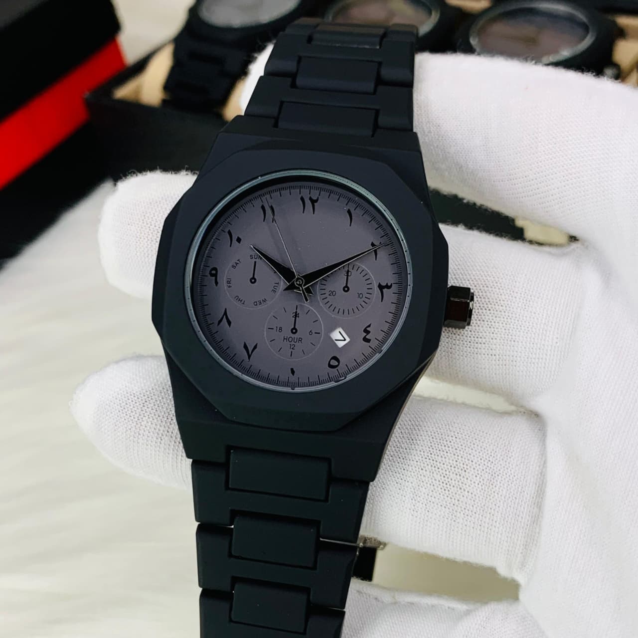 Matte Black Arabic Aura