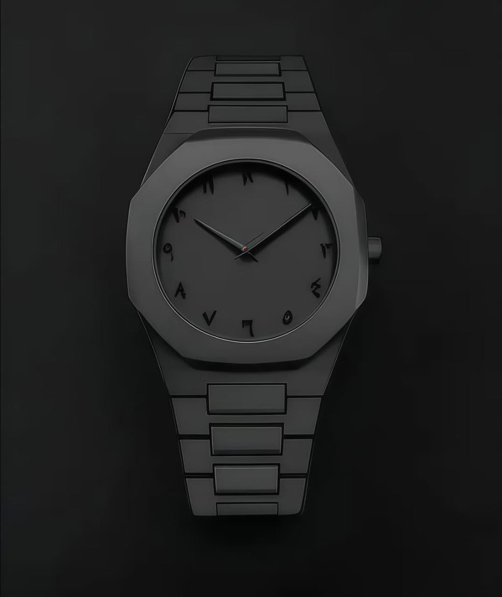 Black Arabic Aura watch