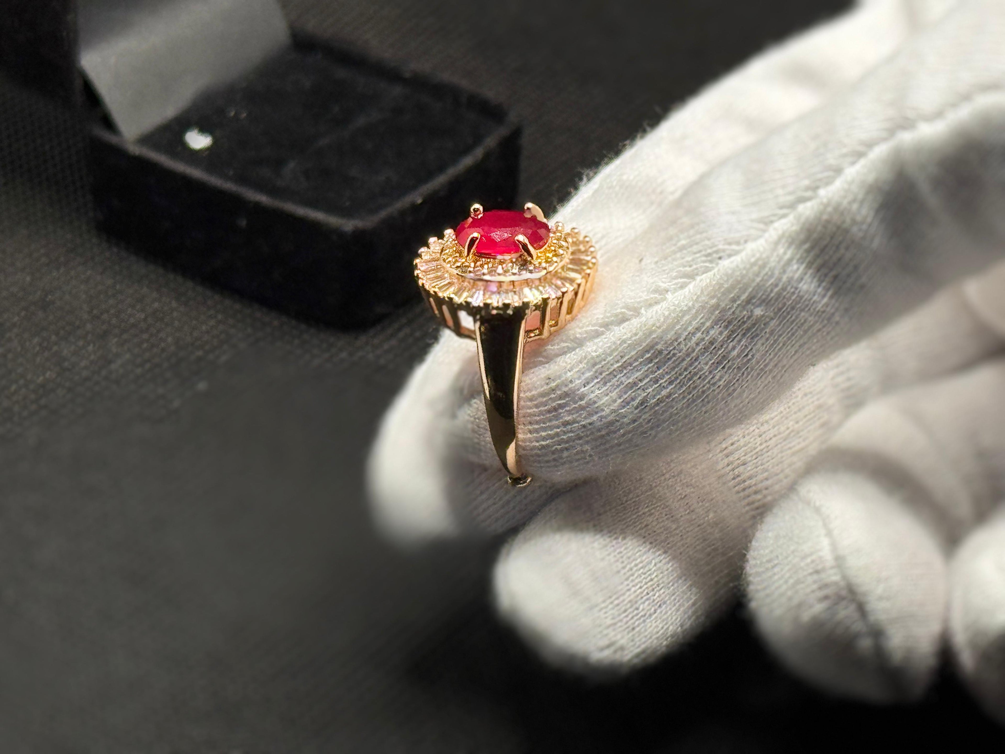 Royal Ruby Radiance Ring