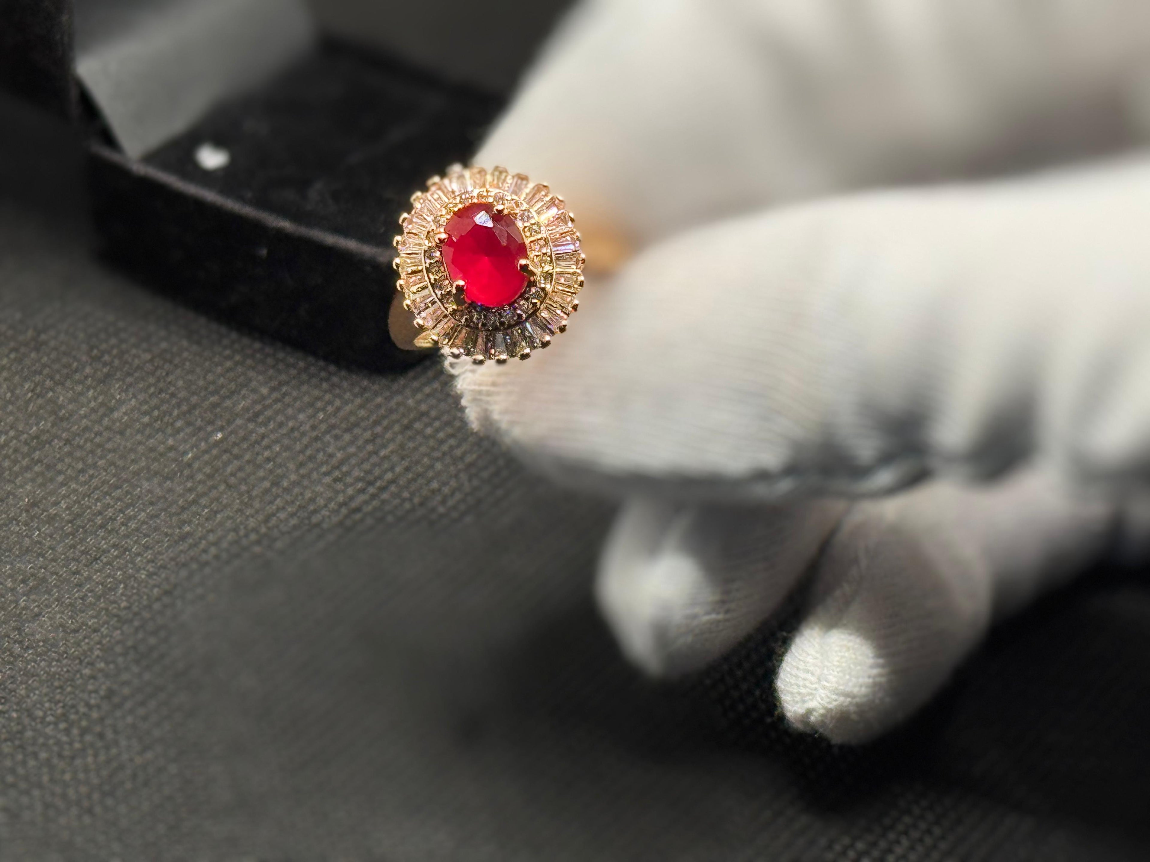 Royal Ruby Radiance Ring