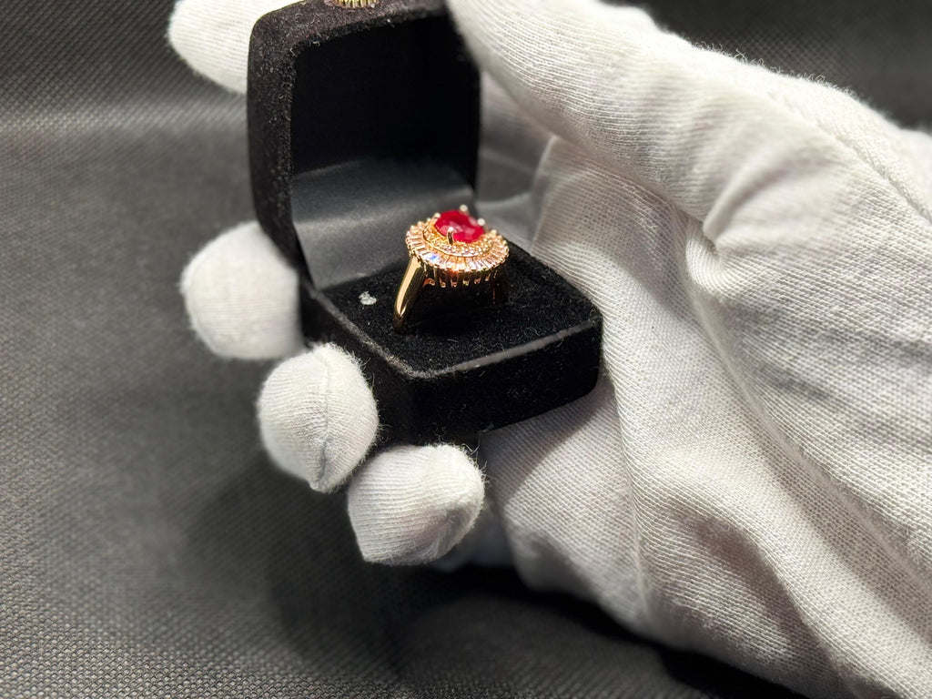 Royal Ruby Radiance Ring