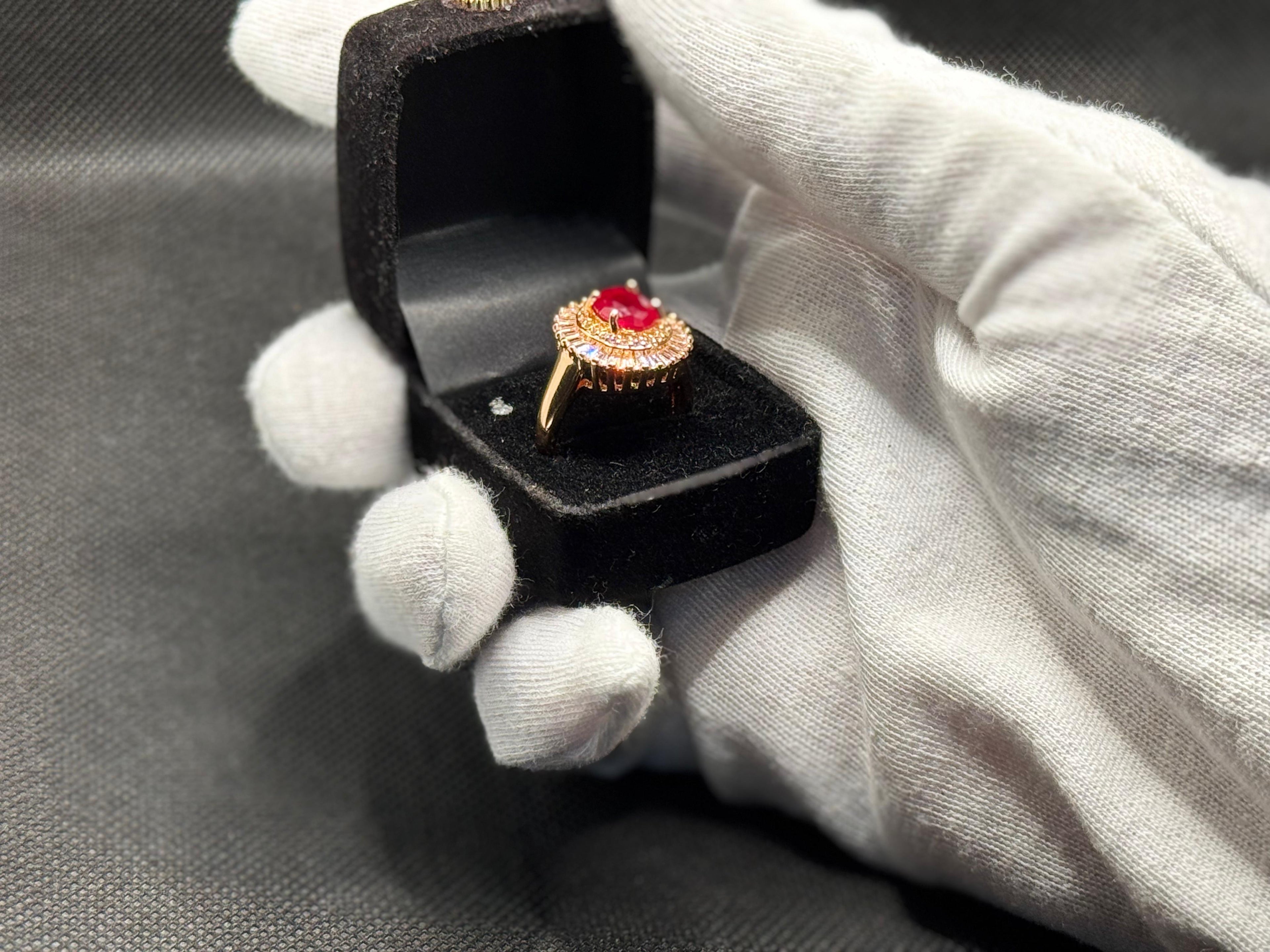Royal Ruby Radiance Ring