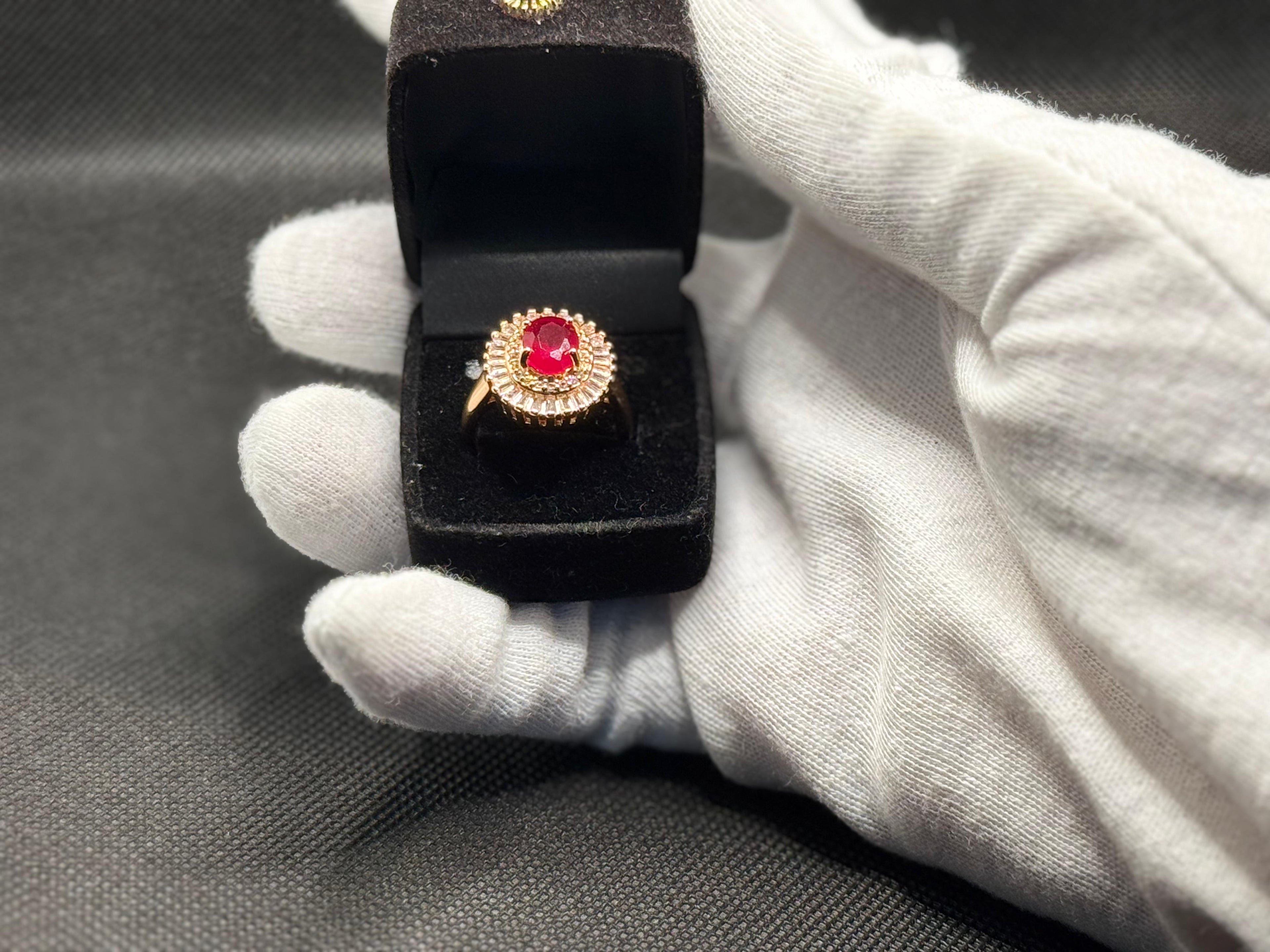 Royal Ruby Radiance Ring